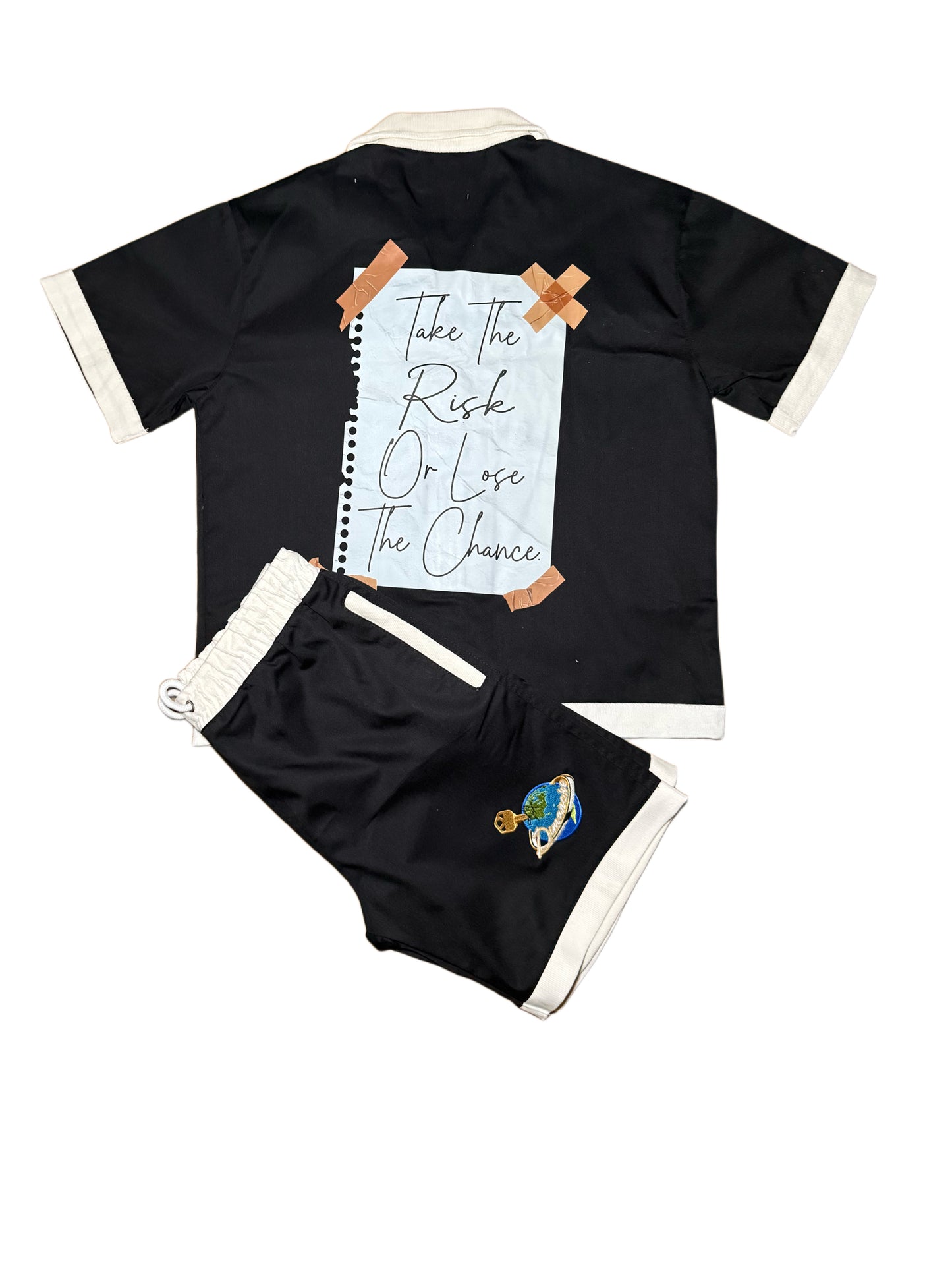 Black and White Dickie short
