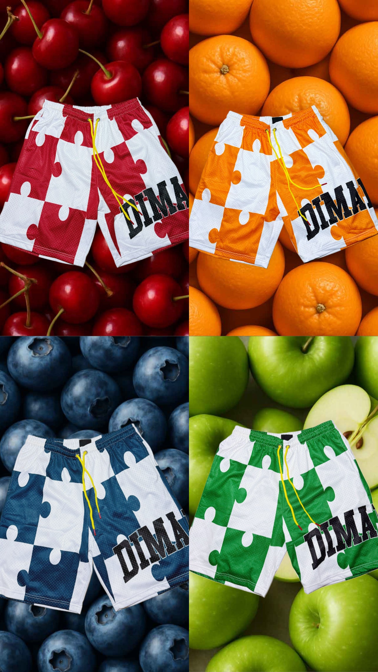 Puzzle Cherry Shorts