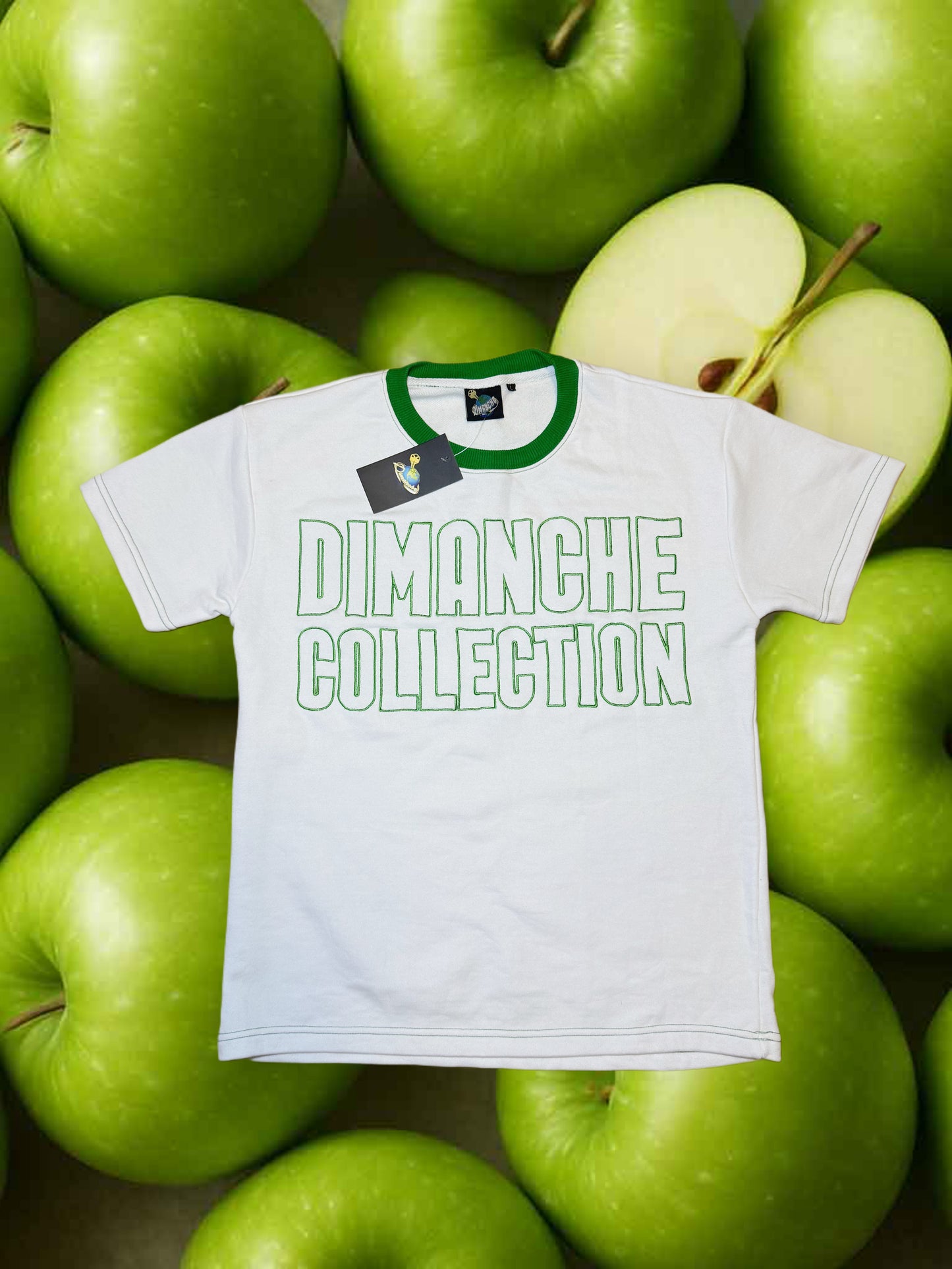 Green Collar French Terry Shirt