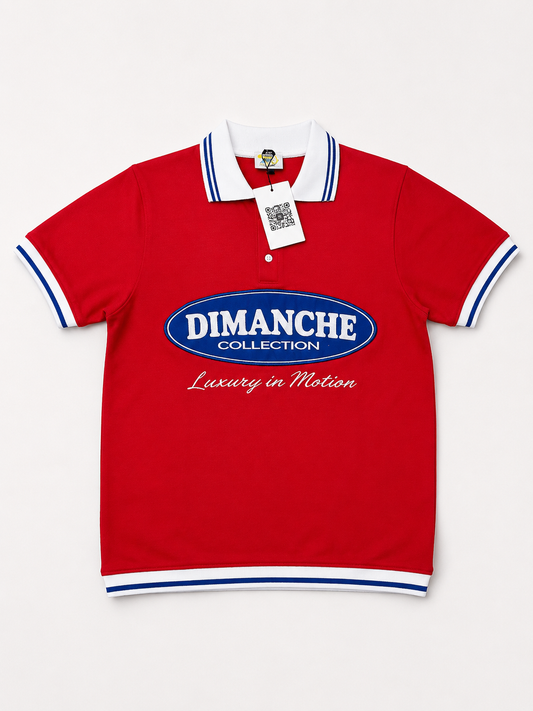 Luxury in Motion Polo (Red/Blue)