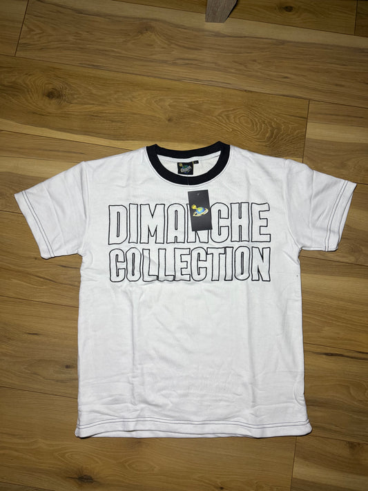 Black Collar French Terry T-shirt
