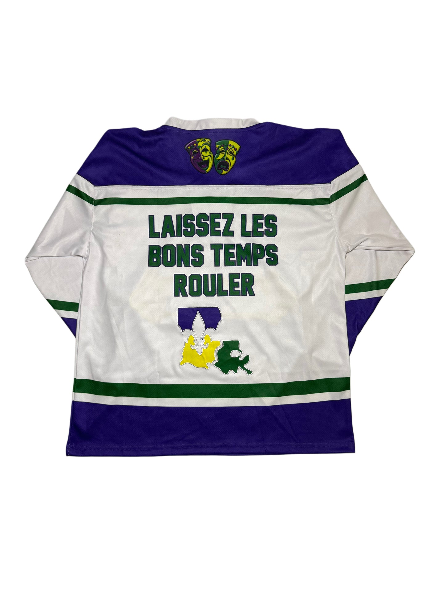 PURPLE MARDI GRAS HOCKEY JERSEY