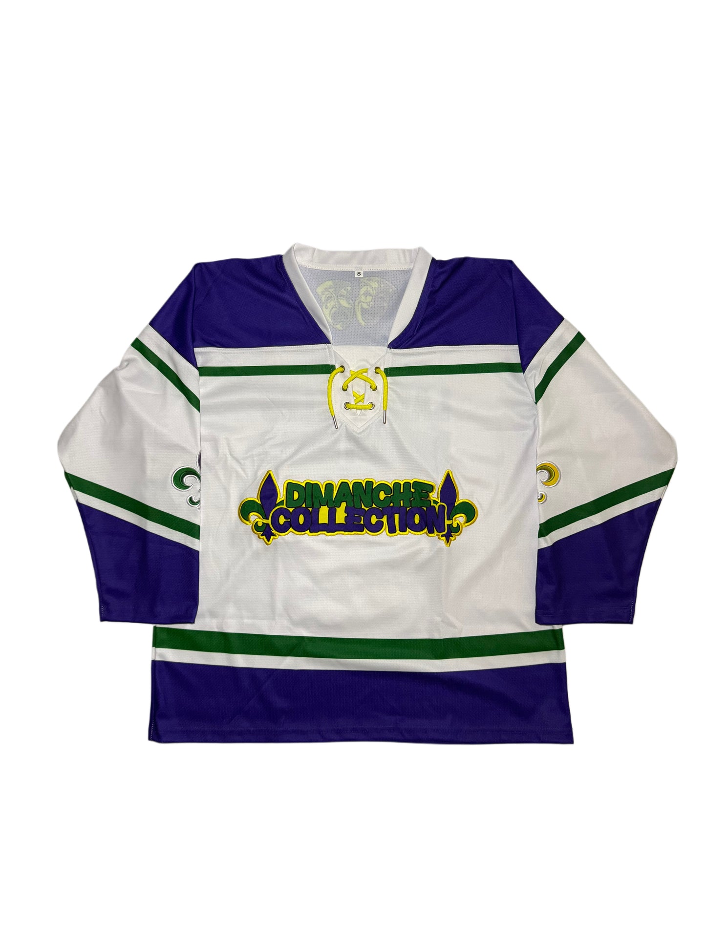 PURPLE MARDI GRAS HOCKEY JERSEY