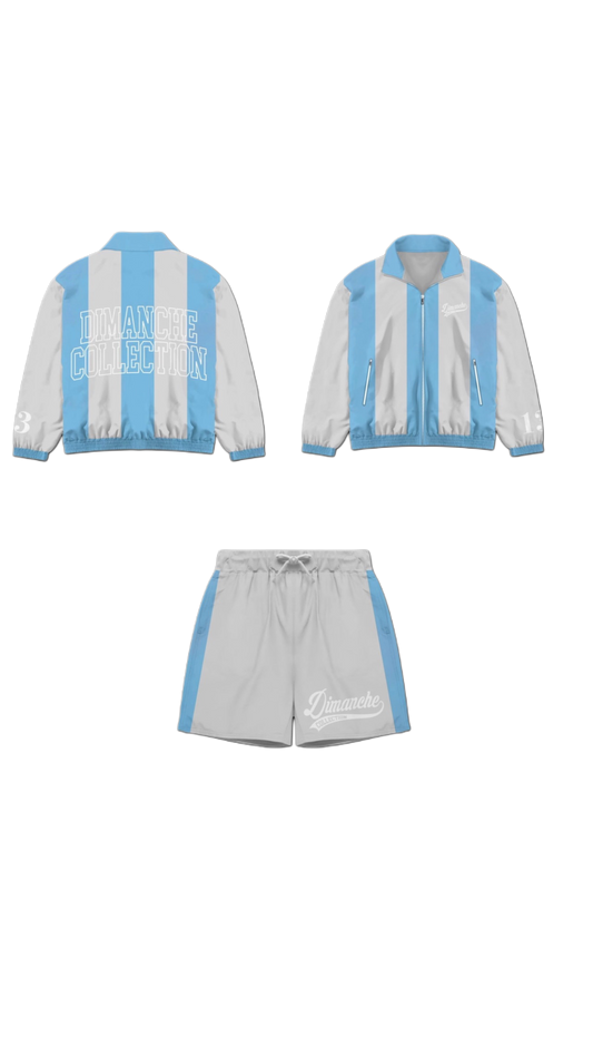 Pastel blue Wind set