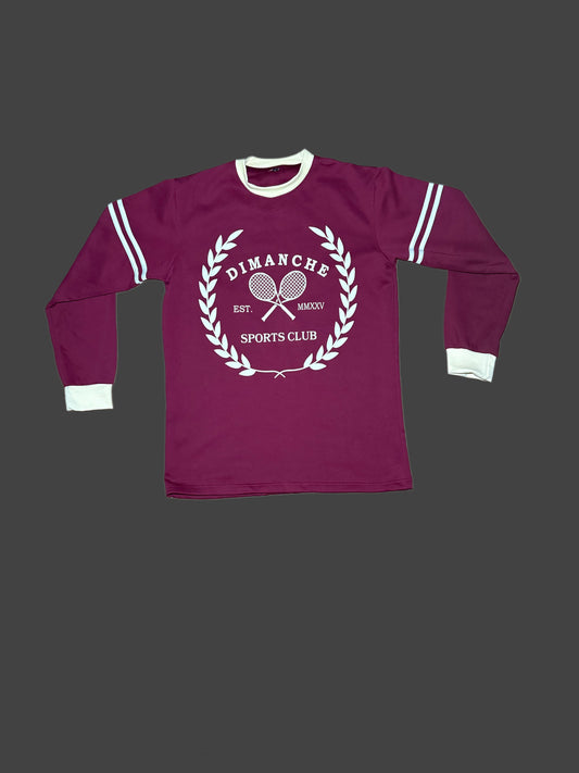 Burgundy Dimanche Sweater